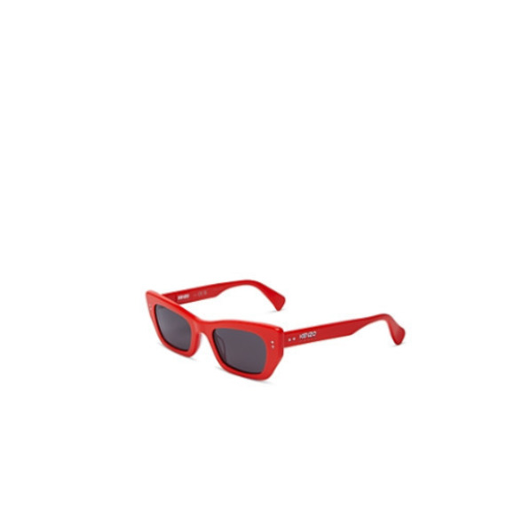New in Box Kenzo Boke Flower Geometric Sunglasses 51mm Red